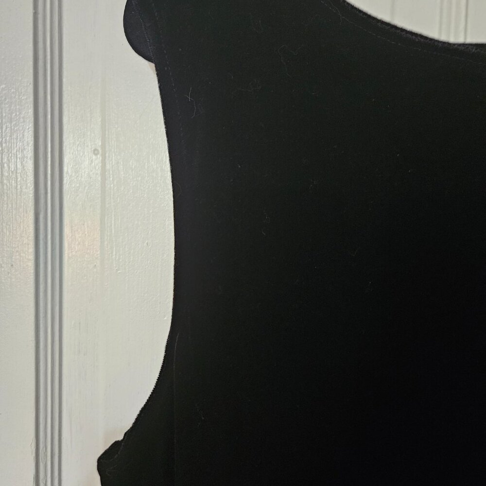 Sheri Martin Size 18 Evening 2 Piece Red Paisley Jacket & Black dress Velvet - Picture 7 of 14